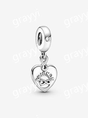 Pandora Friends Forever Heart Dangle Charm